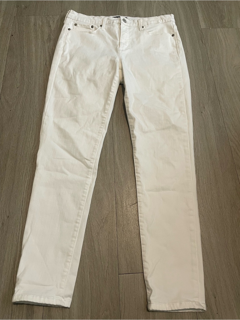 Banana Republic Women's White Skinny Jeans